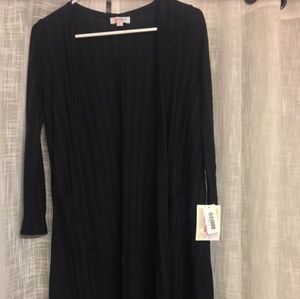 !!BLACK LULAROE!! ribbed Sarah